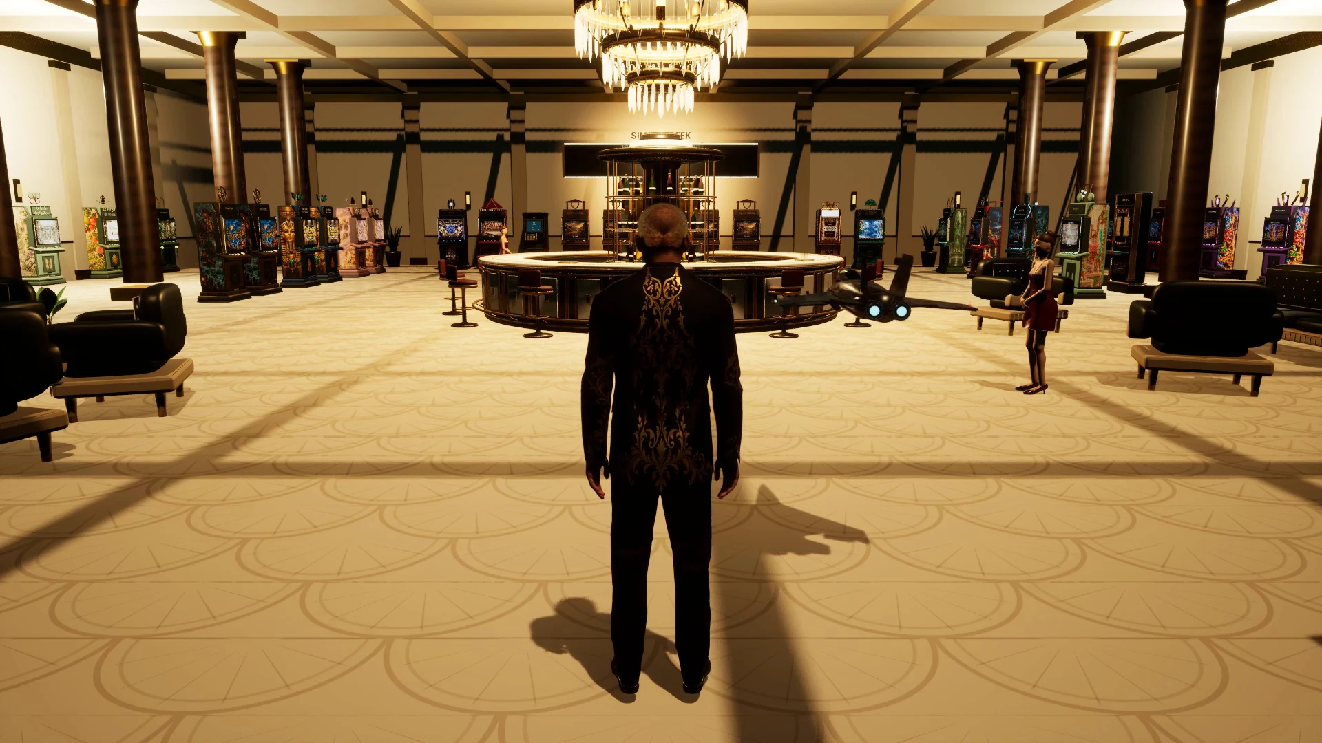 La salle Privilège de Las Vegas Casino — capture réelle du jeu en développement
